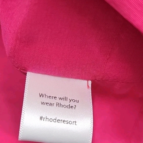 Rhode Resort Vasa Shorts 100% Silk Size 4 NWT - Picture 7 of 13